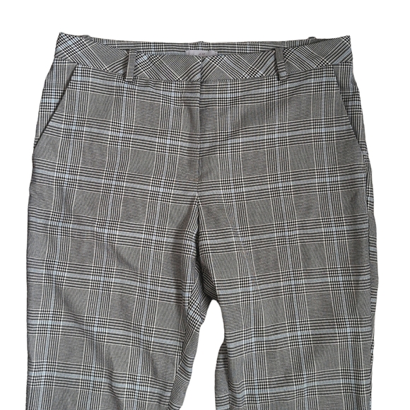 H & M plaid slim trousers checkered mid rise - Picture 3 of 9